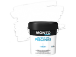 Pintura Blanca para Piscinas Bricolovers | Base Agua, Resistente al Cloro y Agua Salada, Acabado Semimate y Antialgas | Ideal para Piscinas de Hormigón o Cemento (Blanco Caribe o Azul Polinesia)