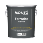 Ferrorite Martelé | Esmalte Directo al Óxido Martilleado | Acabado Metálico Decorativo y Protección 3 en 1 (Gris o Gris Plata)