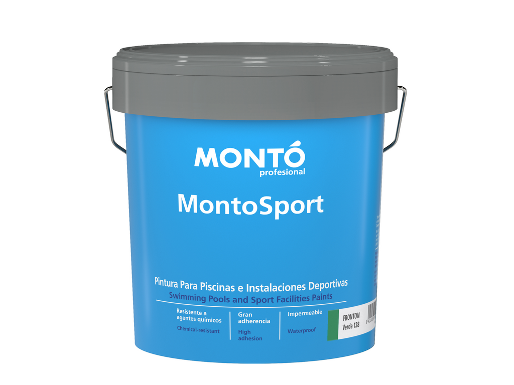 PR1820BI1523_502200_MONTOSPORT_FRONTON_IMD Montosport Verde Frontón | Pintura al Agua para Pistas Deportivas | Alta Resistencia Exterior/Interior - Imagen 1