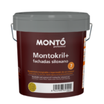 Pintura para Fachadas Montokril+ Siloxano | Liso Mate | Hidrófugo, Autolimpiable y Transpirable (Blanco)