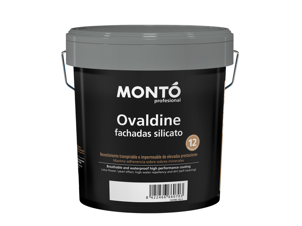 PR1955BI1367_502986_OVALDINE_SILICATO_IMD Ovaldine Silicato | Revestimiento Mineral al Silicato para Fachadas | Máxima Transpirabilidad y Durabilidad (Blanco) - Imagen 1