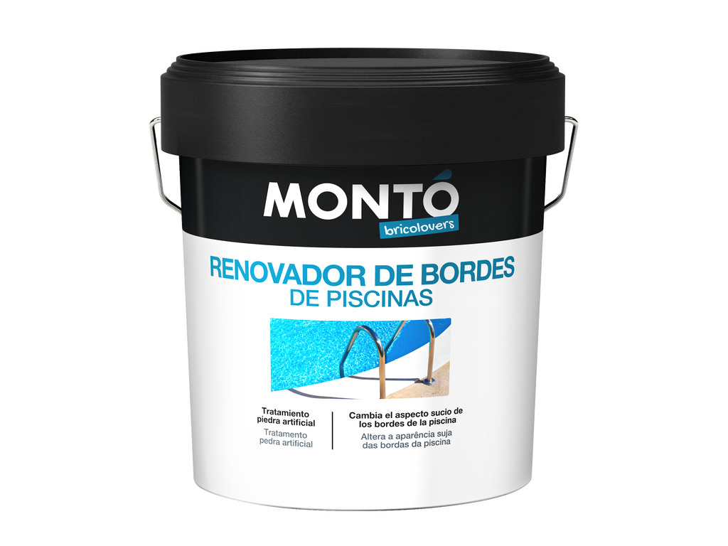 PR2105BI1560_682439_MONTO_PISCINAS_RENOVADOR_DE_BORDES_IMD Renovador de Bordes y Coronas de Piscinas Bricolovers | para Piedra Artificial (Blanco Hueso) - Imagen 1