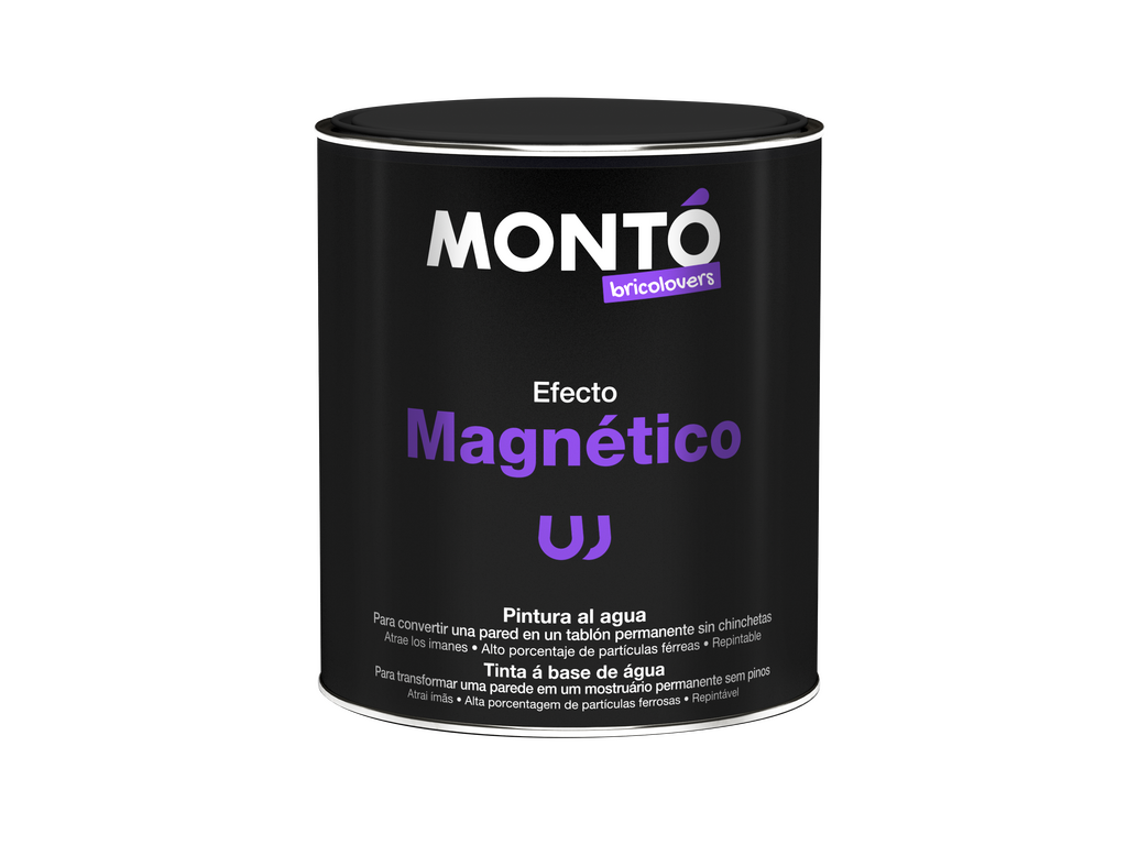 PR2132BI1567_683536_MONTO_EFECTO_MAGNETICO_IMD Pintura Magnética para Paredes Bricolovers | Pintura Efecto Imán | Acrílica y Texturada | Ideal para Oficinas y Habitaciones Infantiles - Imagen 1